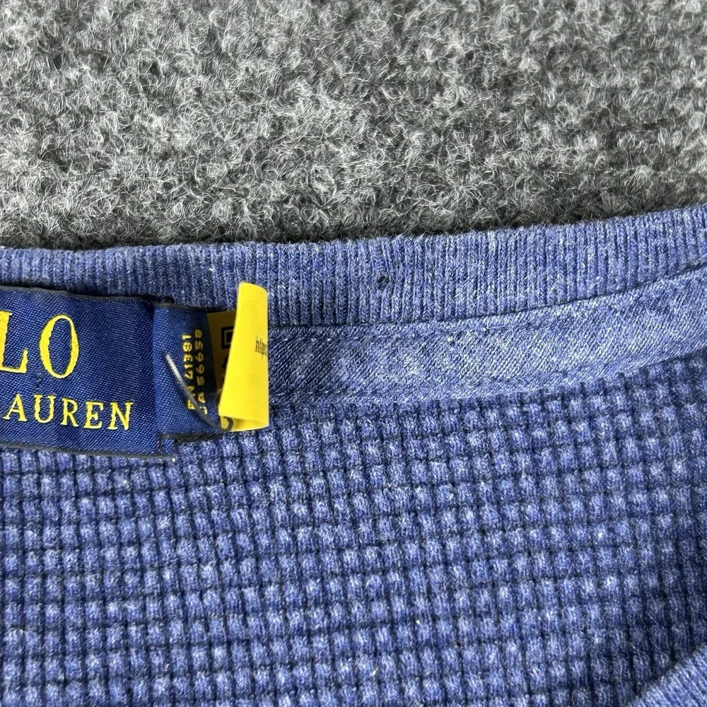 Polo Ralph Lauren Long Sleeve Waffle Knit Crewneck Shirt Size 4XB